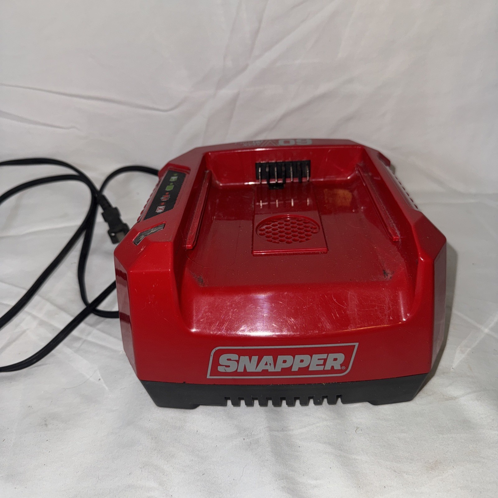 Snapper 60V Li-Ion Battery ~ CHARGER ONLY ~ SCH60V Red ( Battery Not Included )