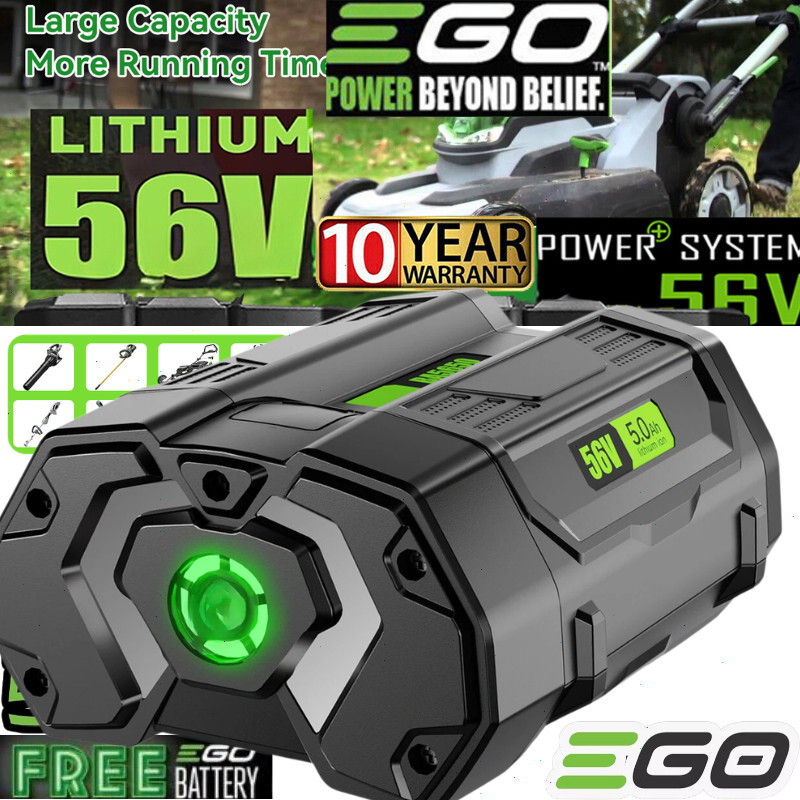 upgrade ARC EGO POWER+ BA2800T 56V 5.0 Ah Lithium-ion Battery/Fuel Gauge NEW