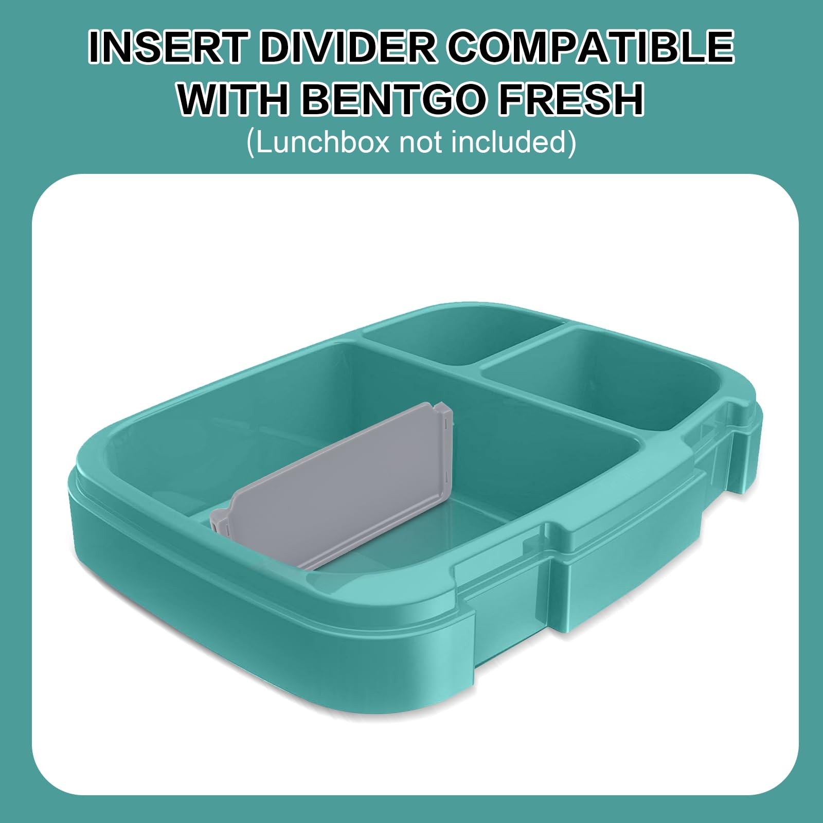 Enlisiwte 3 Pcs Replacement Insert Divider for 5 inch*1.83inch*0.39inch, Gray