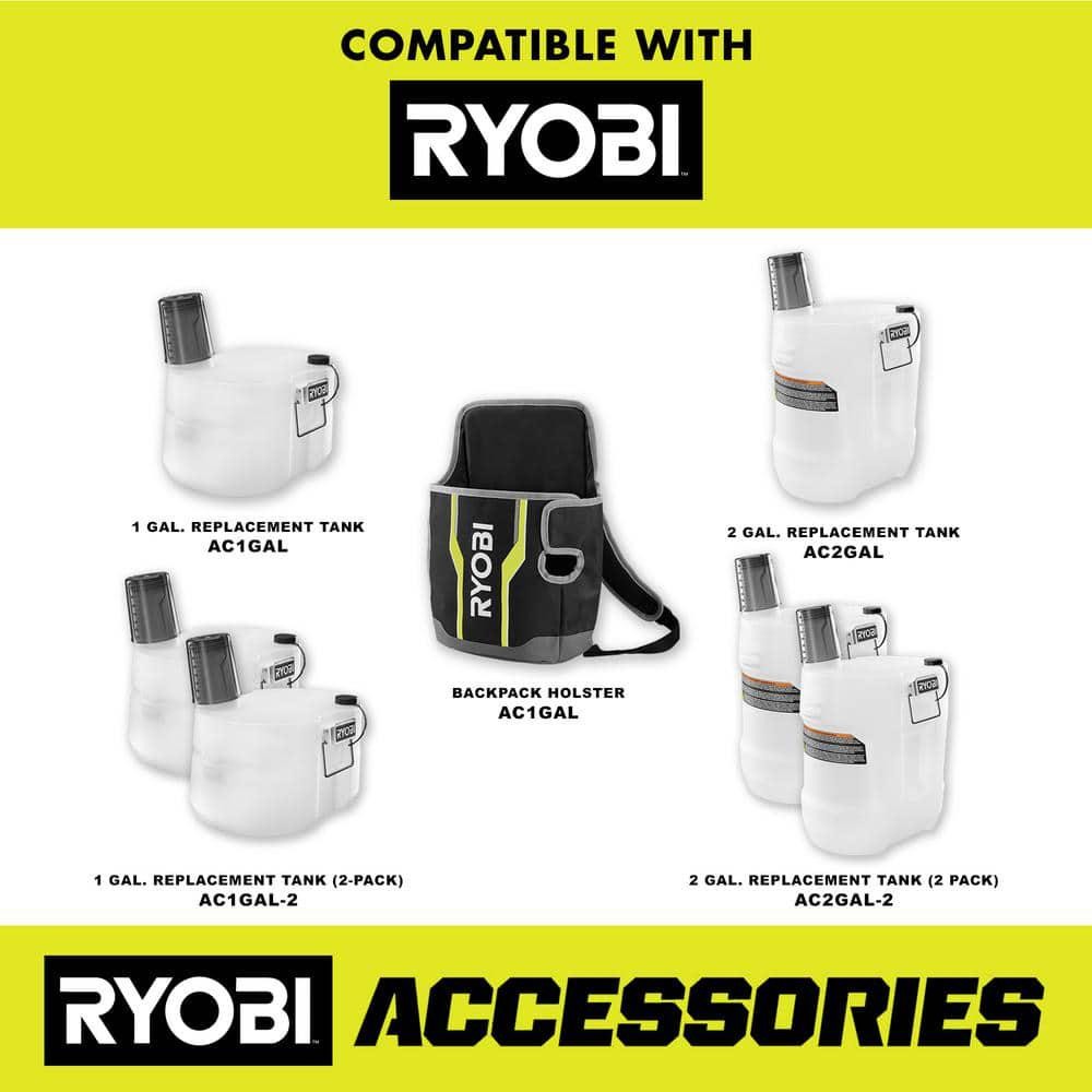 RYOBI 18V Cordless Battery 2 Gal. Chemical Sprayer With 2.0 Ah Battery + Charger