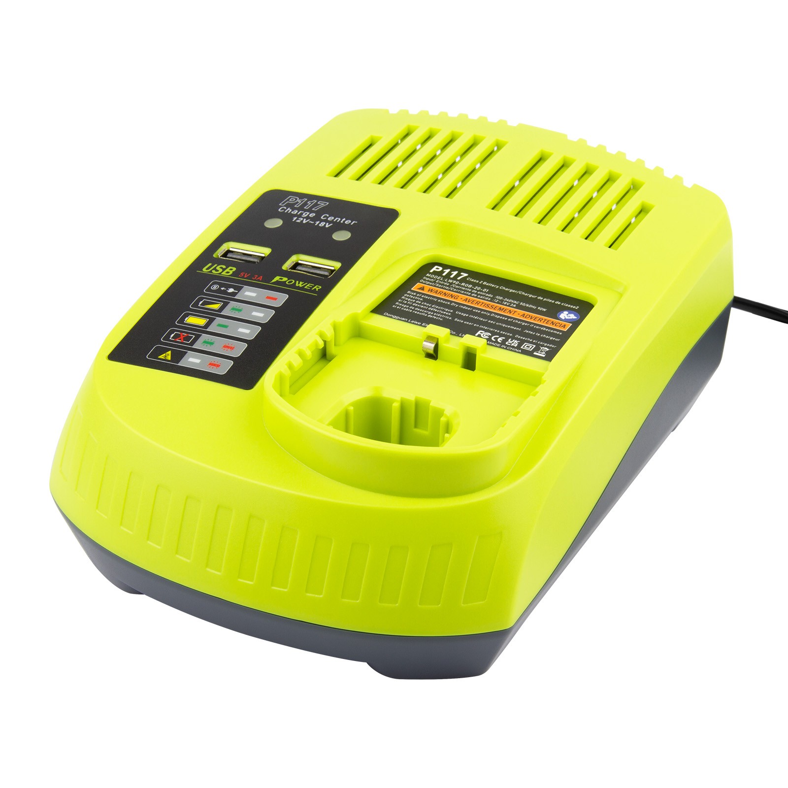 40V OP401 Dual Fast Charger for Ryobi 40V Lithium Battery Charger OP4015 OP4026
