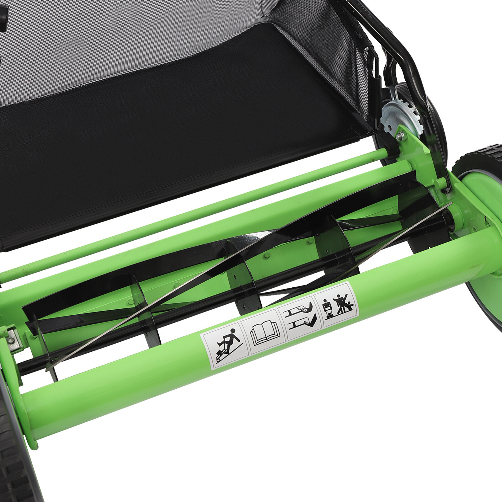 20″ Lawn Mower Grass Cutter Machine with Collection BoxPush Reel Mower 5-Blade