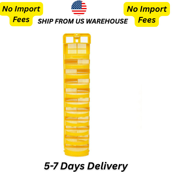 Septic Tank Effluent Filter 4 in Tee Insert Yellow Washable Reusable Easy Clean