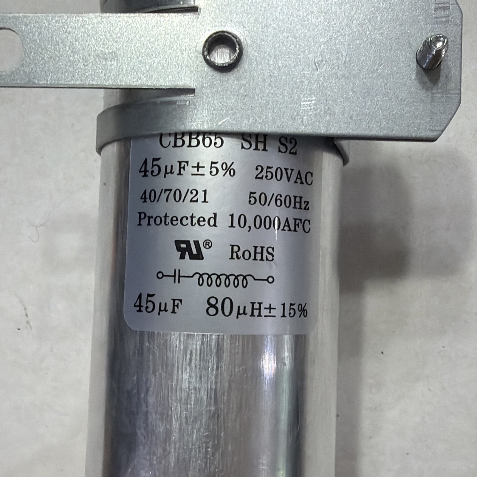 W10804665 for Whirlpool Washer Motor Run Capacitor 45 uf mfd uf 250 Volts Exact