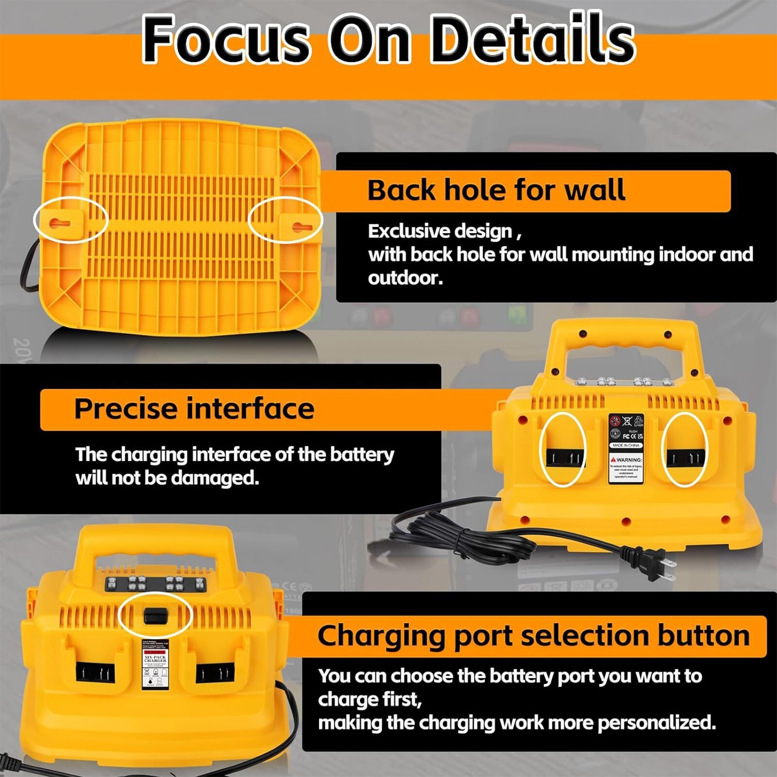 For DeWalt 20V 20Volt Max 8.0AH Lithium-ion Battery DCB206 DCB205 Charger DCB104
