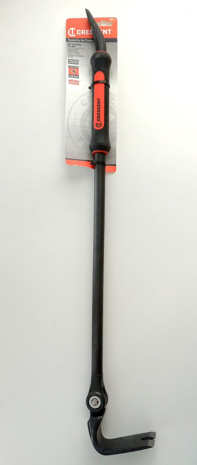 Crescent 30 Inch Indexing Pry Bar, Comfort Grip DB30X
