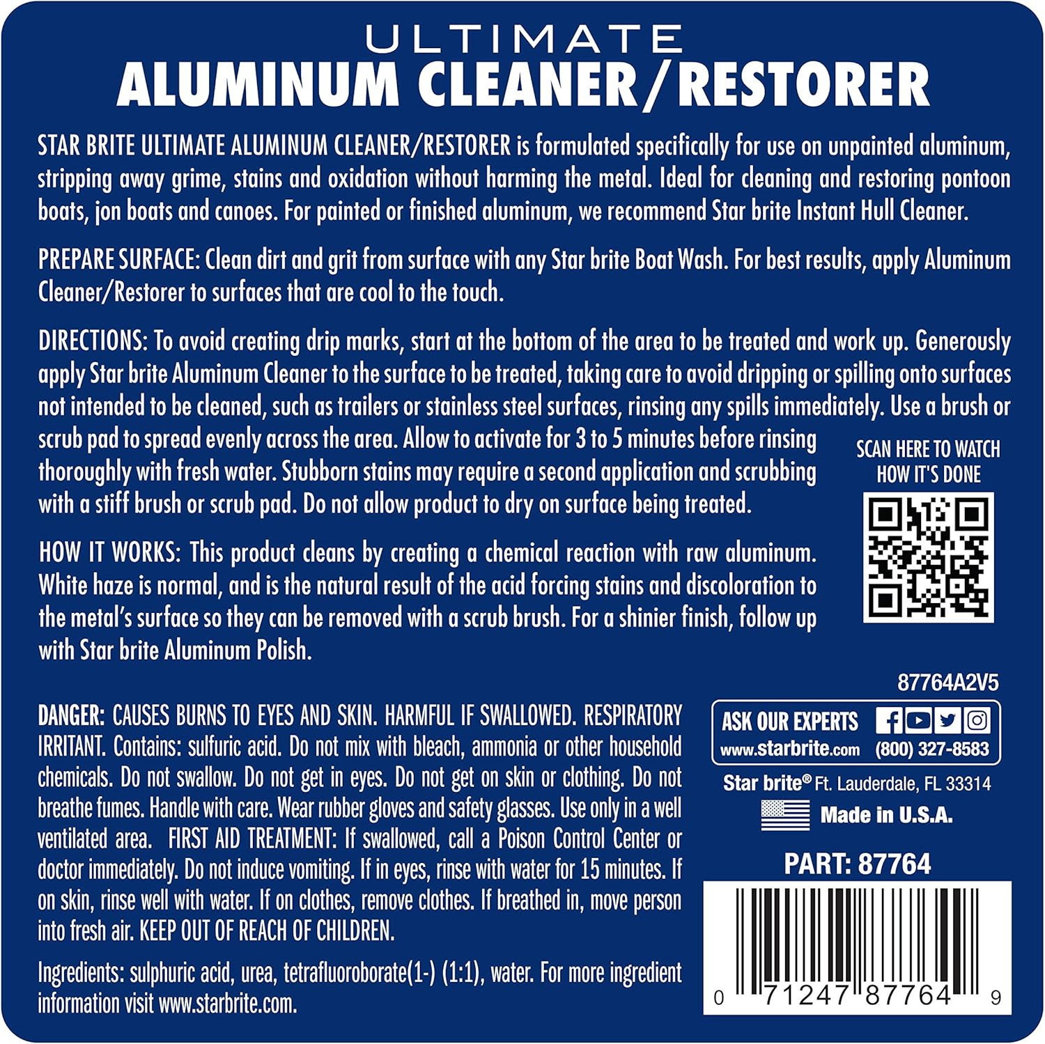 Ultimate Aluminum Cleaner & Restorer – Aluminum Boat Cleaner – Perfect for Ponto