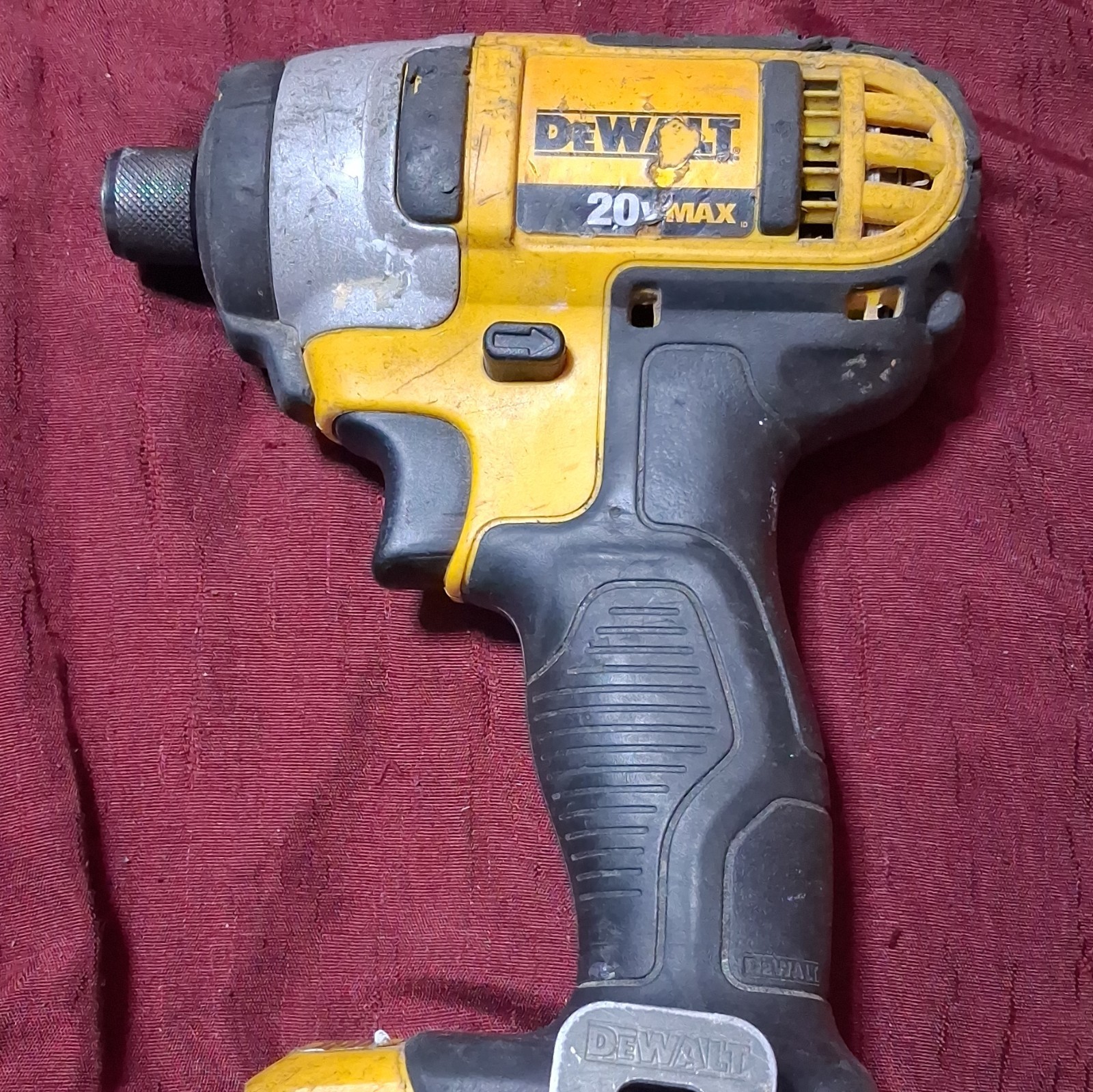 DEWALT DCF885 20V MAX 1/4 in Hex Cordless Impact Driver Tool Only Yellow