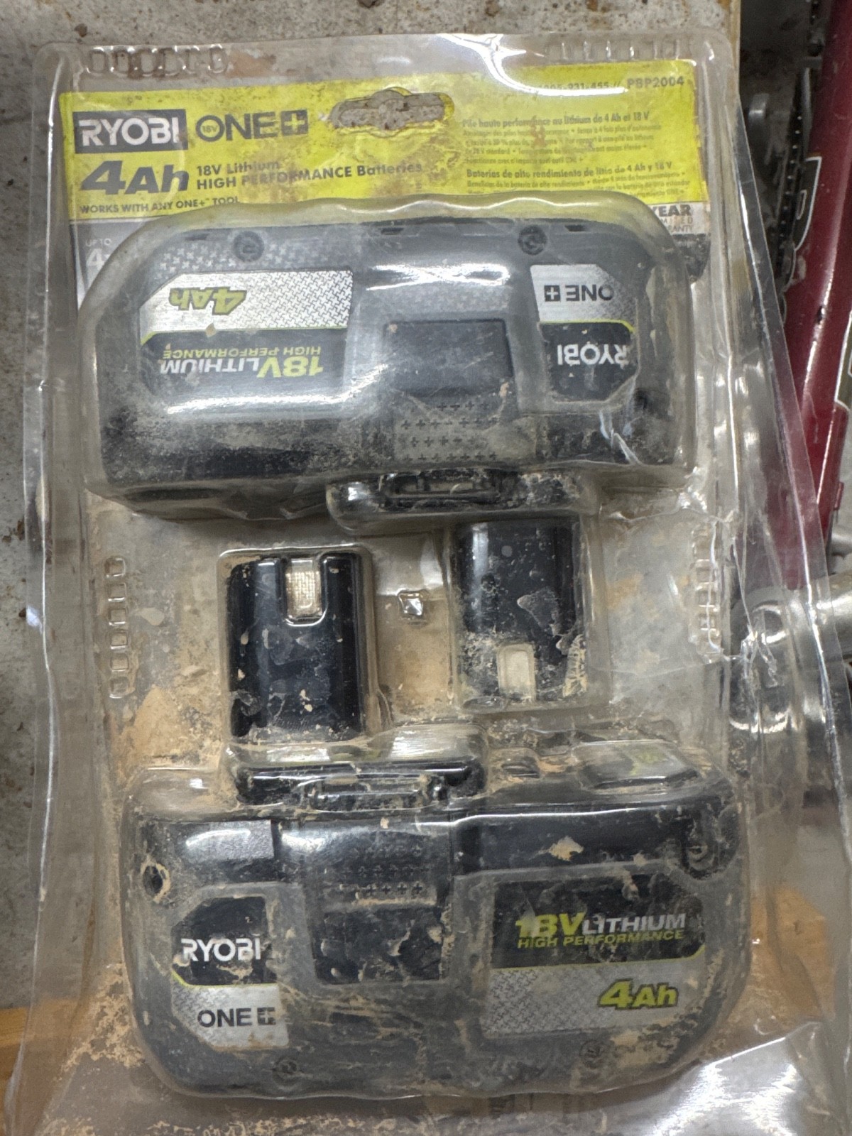 BROKEN FOR PARTS Ryobi PBP2004 Lithium-Ion Battery
