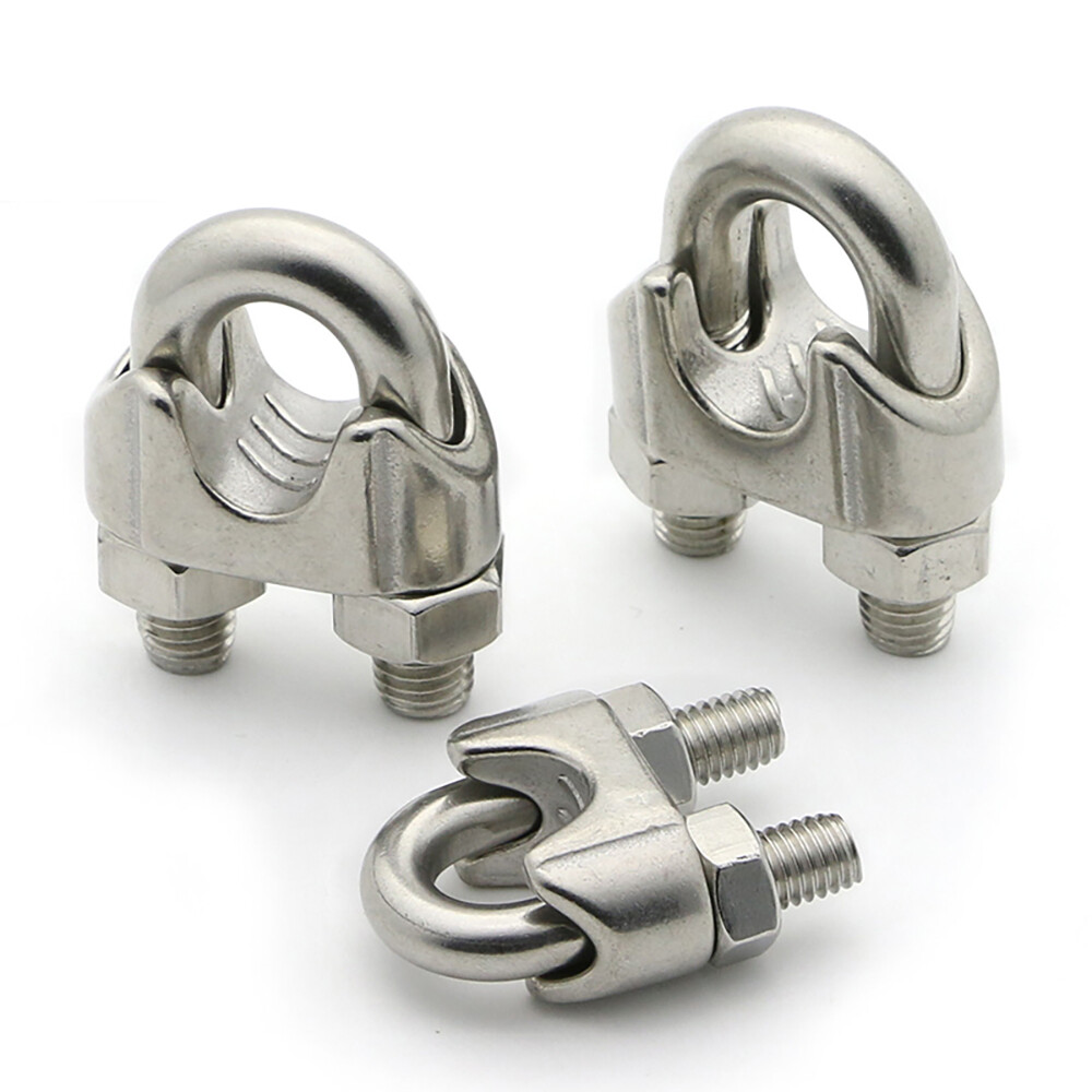 Wire Rope Clamp Thimble Simplex Duplex 2mm 3mm 4mm 5-32mm 316 A4 Stainless Steel