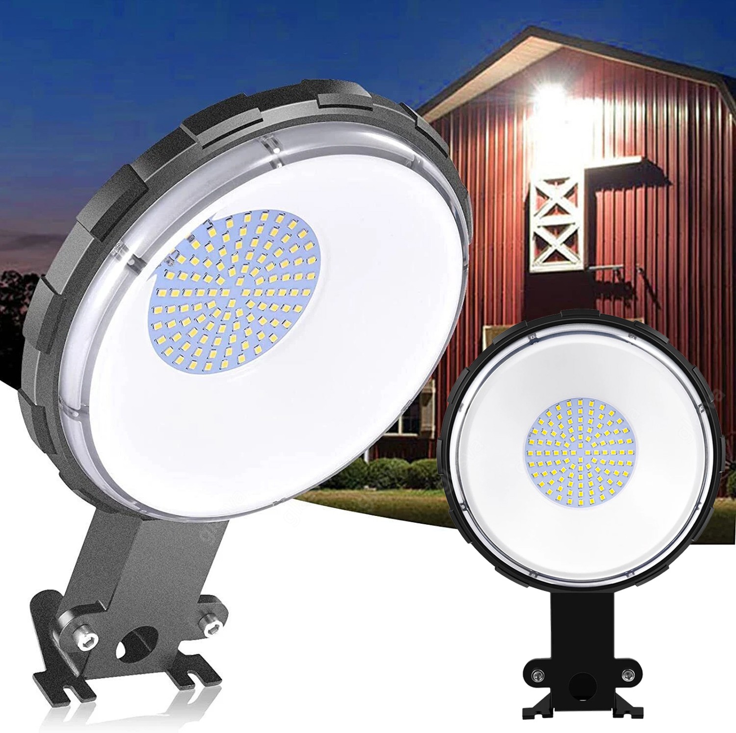 100W 300W LED Barn Yard Street Outdoor Security Light Dusk to Dawn Flood Lights