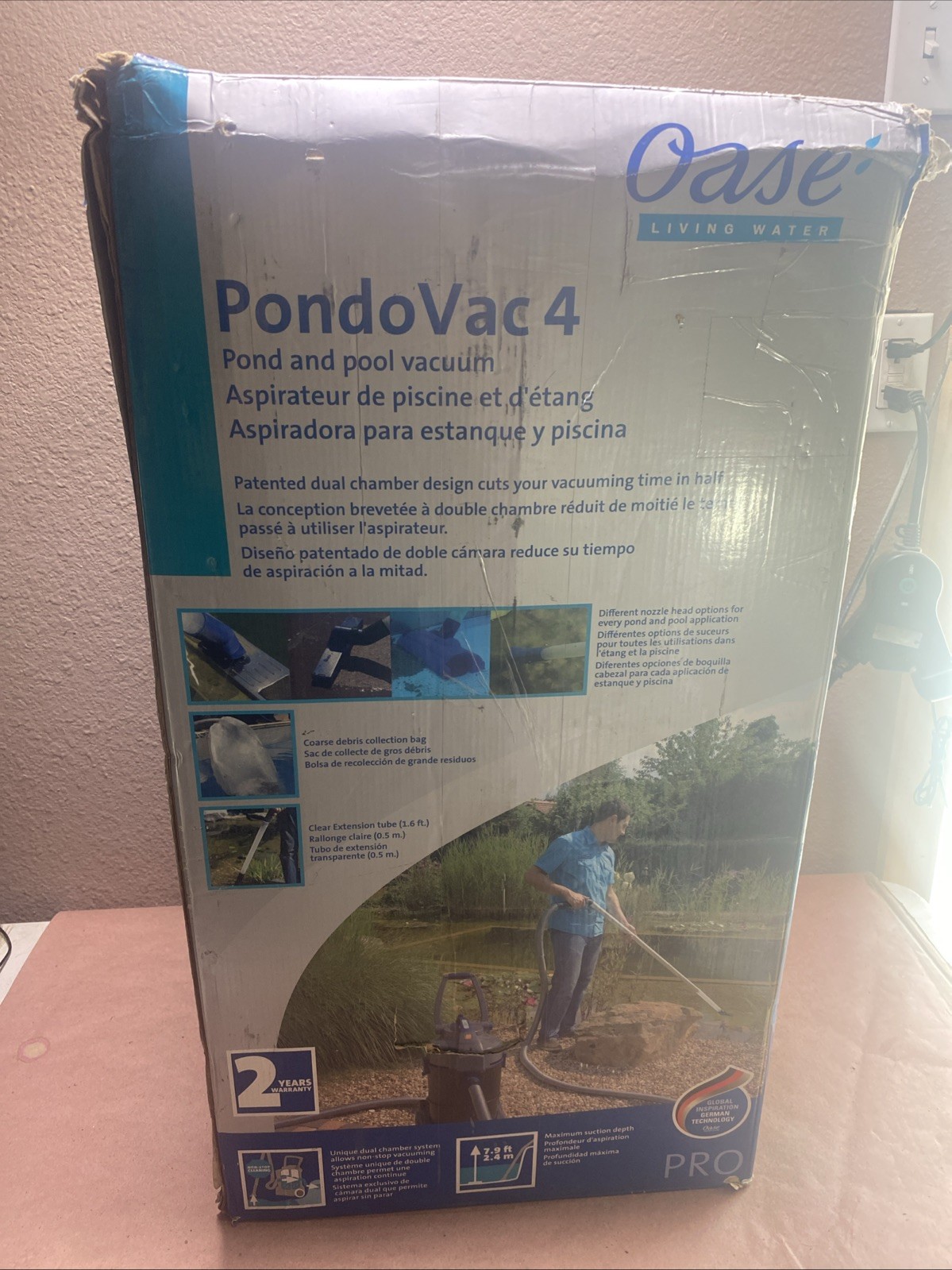 OASE PondoVac 4 Pond Vacuum- Continuous Suction Pond Vacuum.