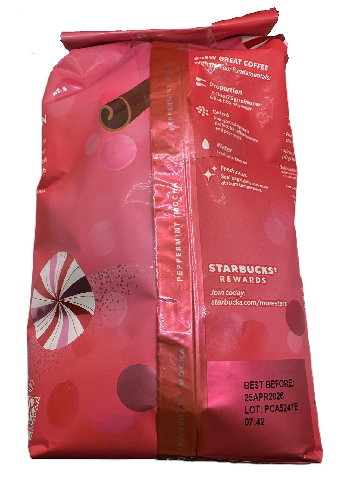 3PK Starbucks Limited Edition Ground Coffee Peppermint Mocha SEE DESCRIPTION