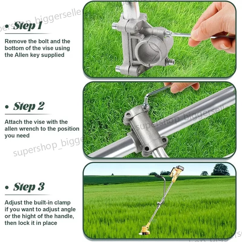 Ergonomic Trimmer Grip String Trimmers Handle Weed Eater Handle Extension Tools