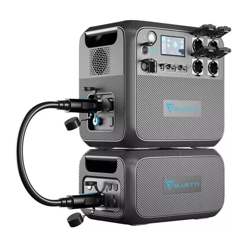 Bluetti AC200MAX 2048Wh LiFePO4 Battery – Solar Generator + B230 Tot 4096 WH