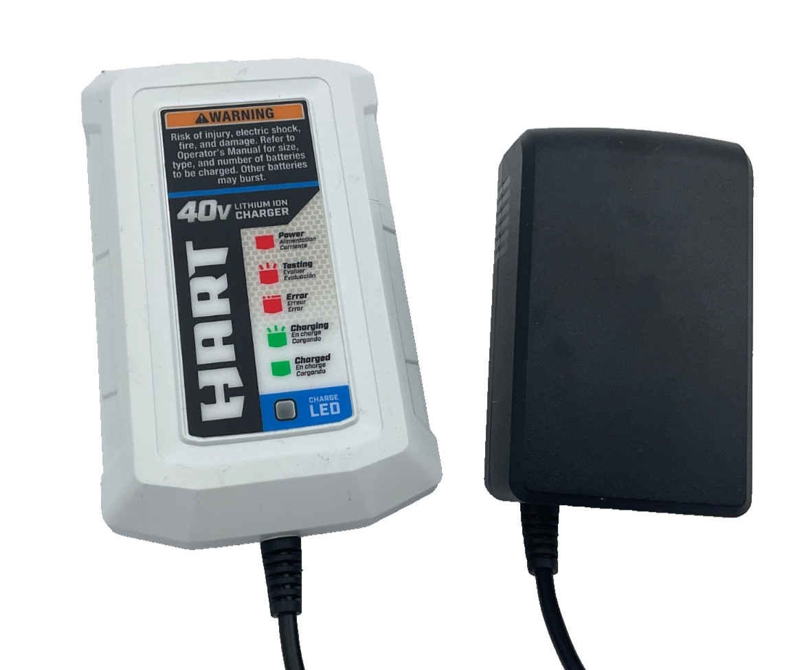 Hart 40 Volt (40V) Rapid Fast Lithium Ion Battery Charger Kit Wall Non Retail