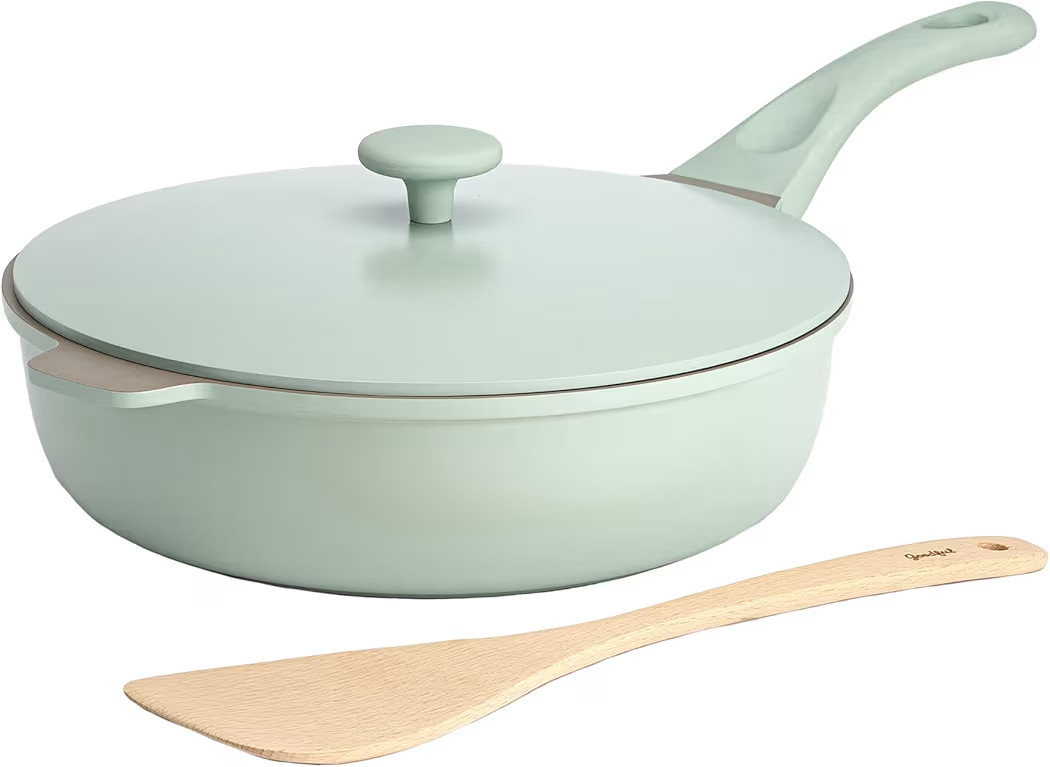 Goodful 11” All-in-One Pan 4.4Qt Nonstick Cast Cookware Dishwasher Safe