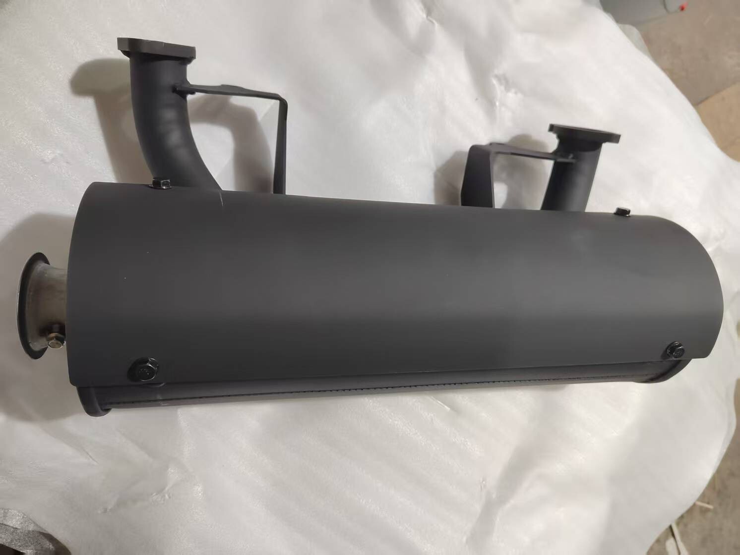 Muffler Compatible with Briggs & Stratton BS 29-35HP Exhaust Motor Starter Side