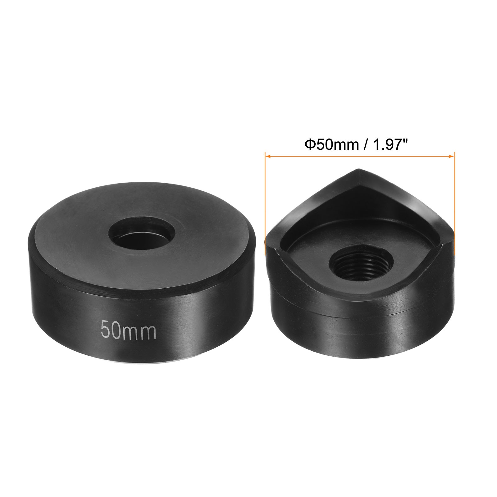 Sheet Metal Punch Hole Punch 50mm w External Hex Shank for Steel Plate Sink