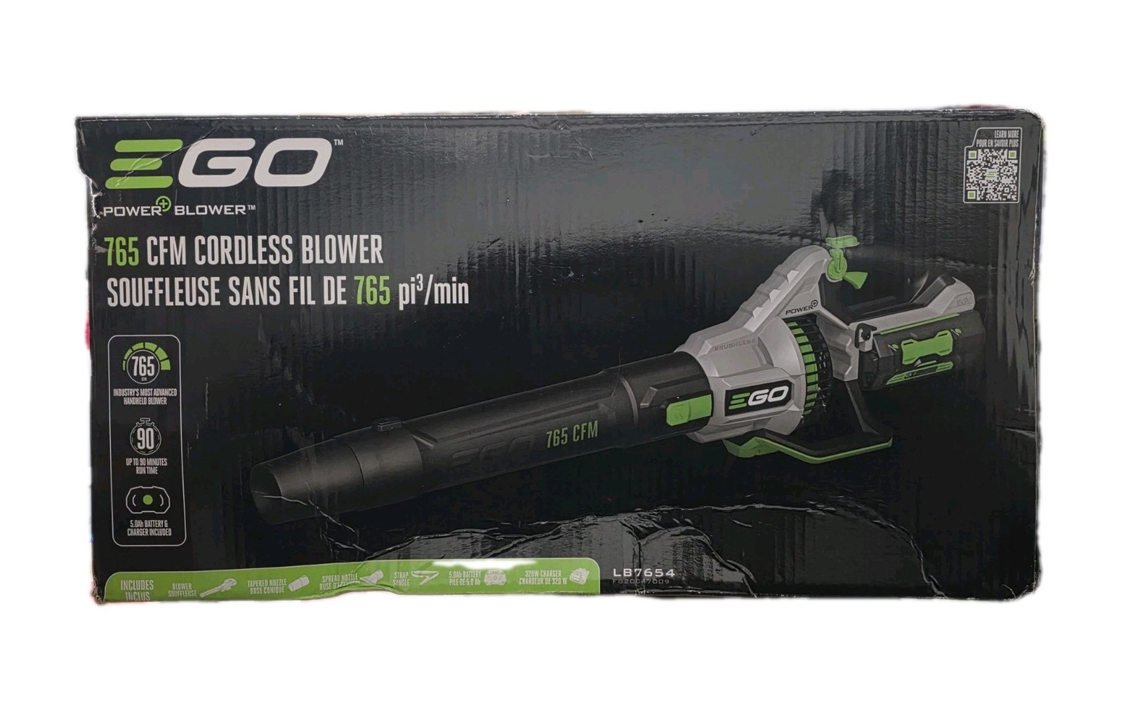 EGO Power + 56v 765 CFM 200 MPH Leaf Blower (Tool Only) Won’t Power On