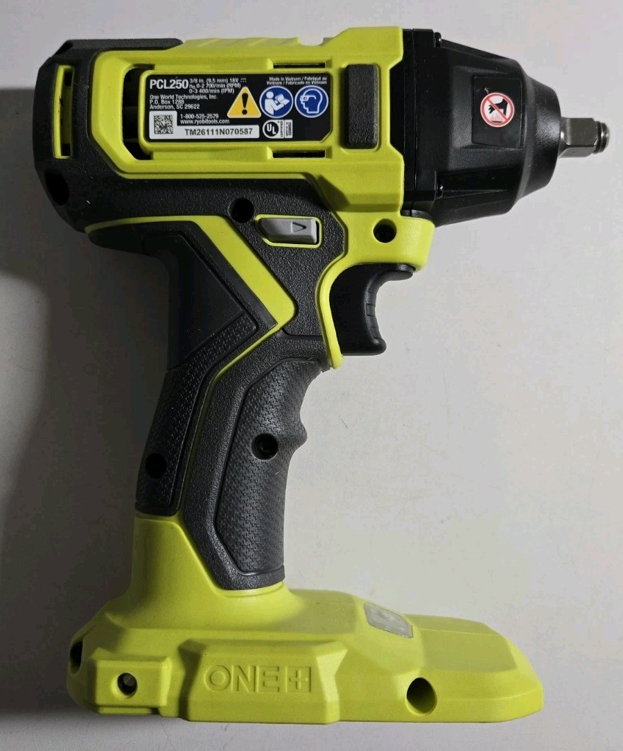 Ryobi PCL250 One+ 18V 3/8” Impact Wrench With Friction Ring Tool Only
