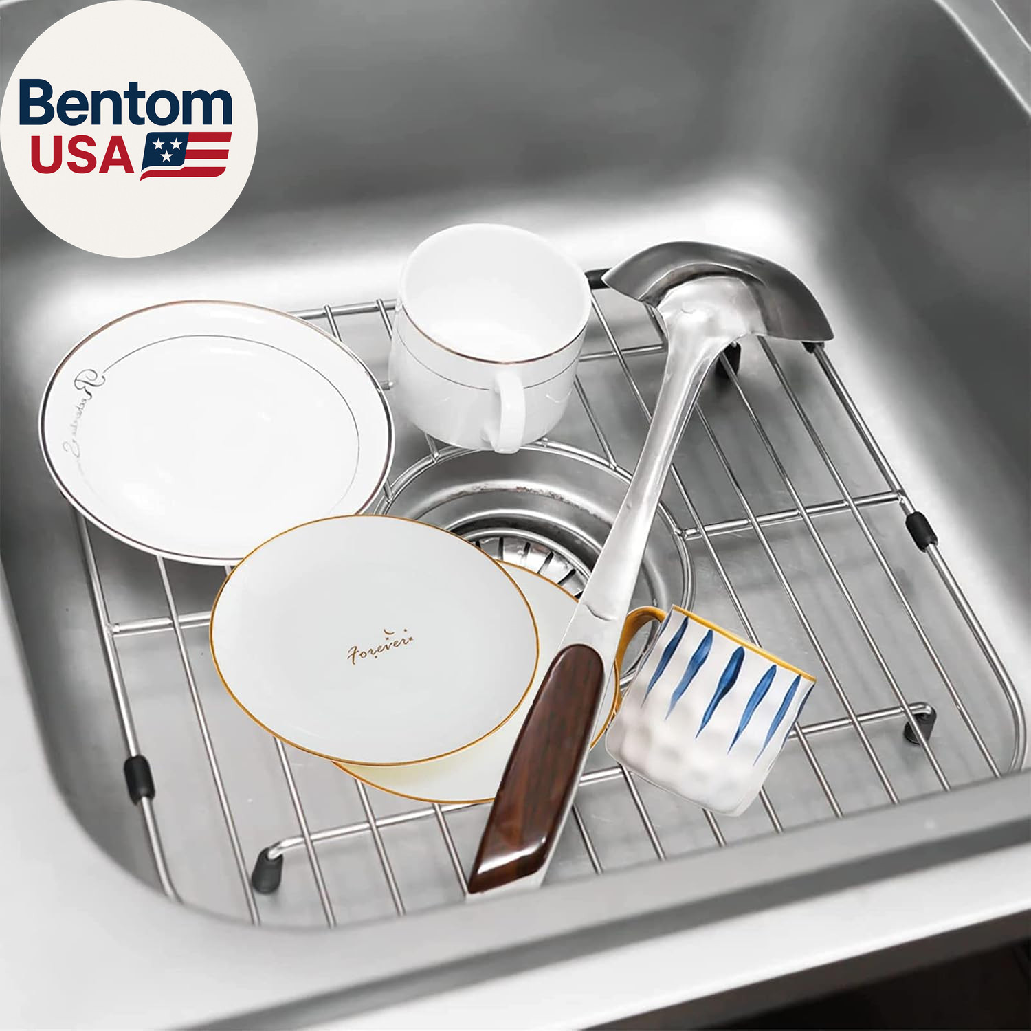 Sink Protectors for Kitchen Sink, Single Bowl Sink Bottom Grid 12.5″X16″X1.25″,