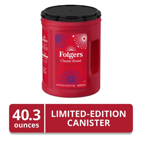 2 pack – Folgers Classic Roast Ground Coffee (40.3 oz.) – FREE shipping