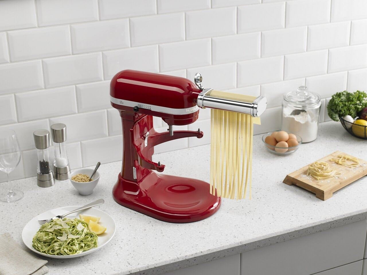 KitchenAid 3-Piece Pasta Roller and Cutter Set, Metal, KSMPRA, Attachment ONLY