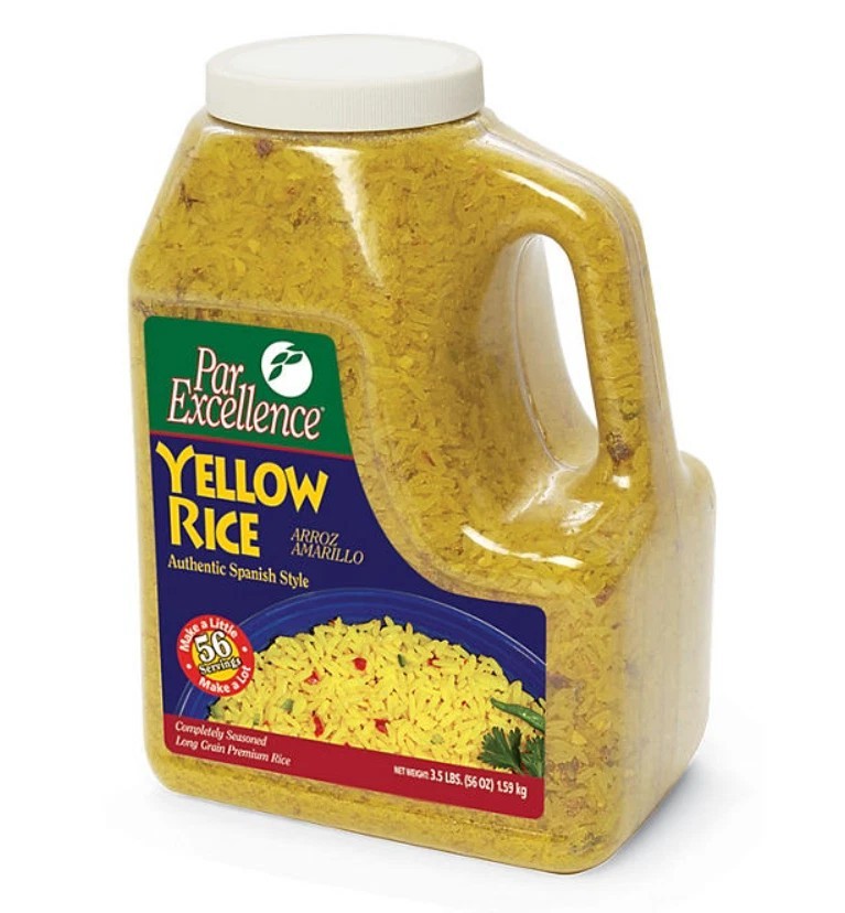 ParExcellence Yellow Rice, 3.5 lbs, Authentic Spanish Style Seasoned Long Grain