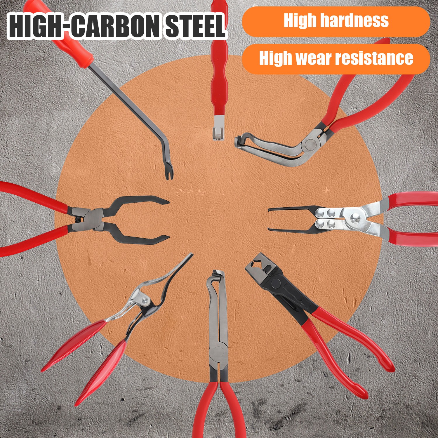 Electrical Disconnect Pliers Set – Automotive Terminal Removal Tool Kit 8pcs