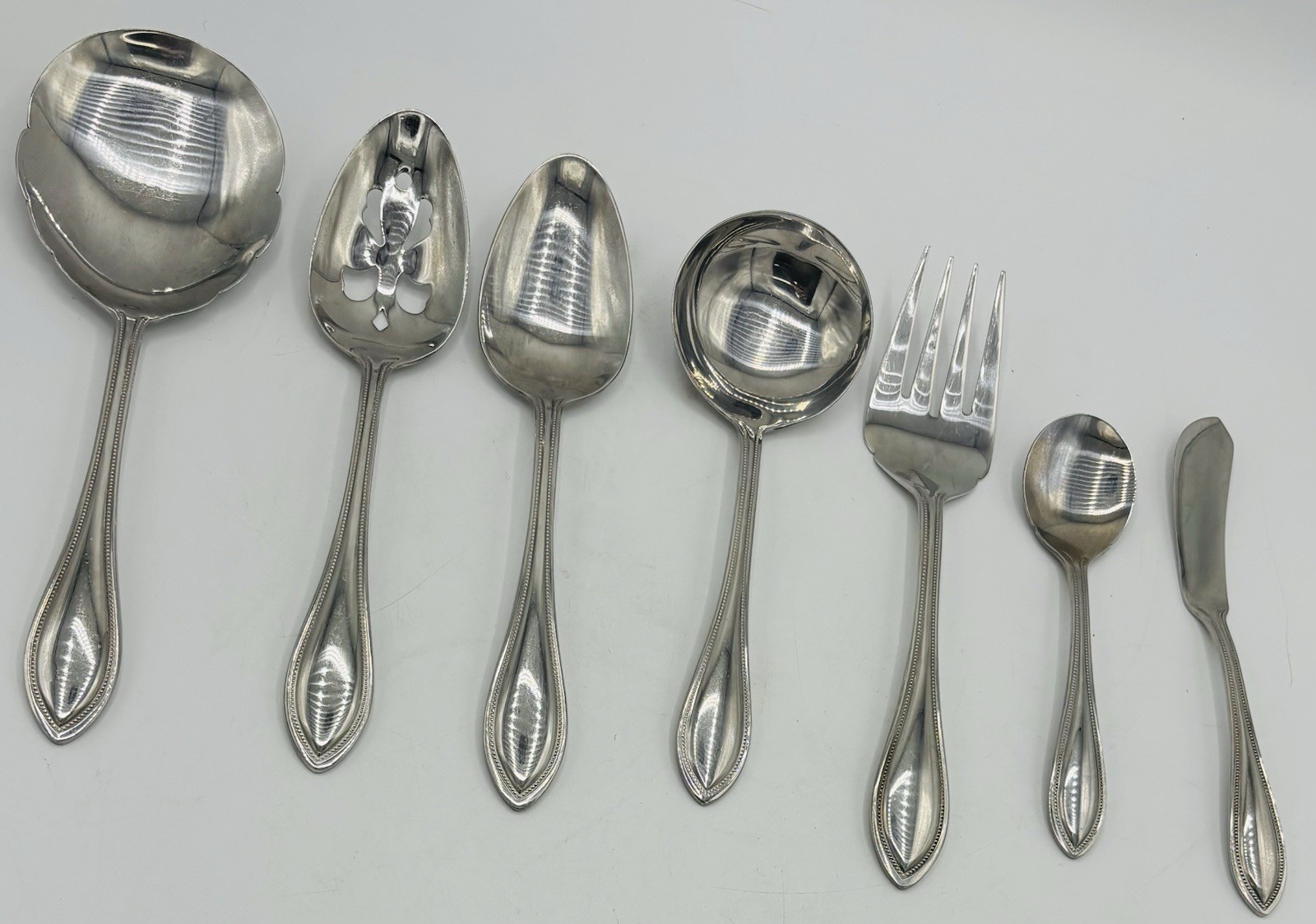 USED Lot of 7 ‘Wallace’ 18/10 Stainless American Tradition Serving Utensils