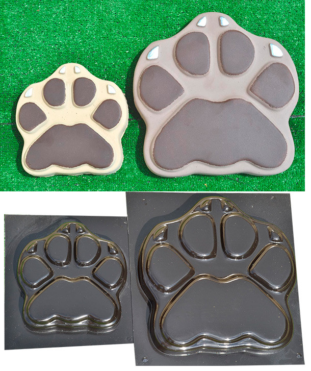 Concrete Mold DECORATIVE Stepping Stone Mold ABS plastic garden path decor