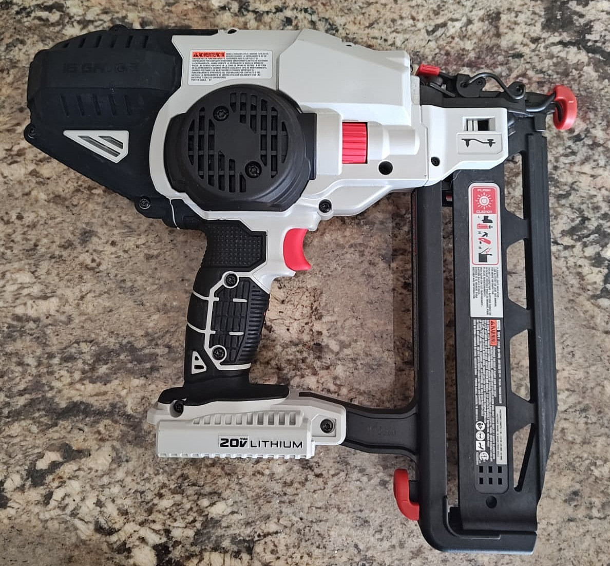 Porter Cable PCC792 20 Volt Max 2.5-in 16-Gauge Cordless Finish Nailer. Tested