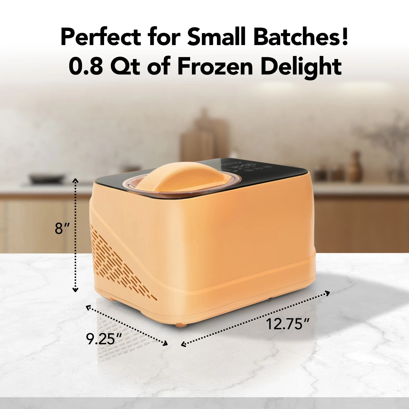 Whynter ICM-080-HP 0.8 Quart Compact Personal Automatic Ice Cream Maker