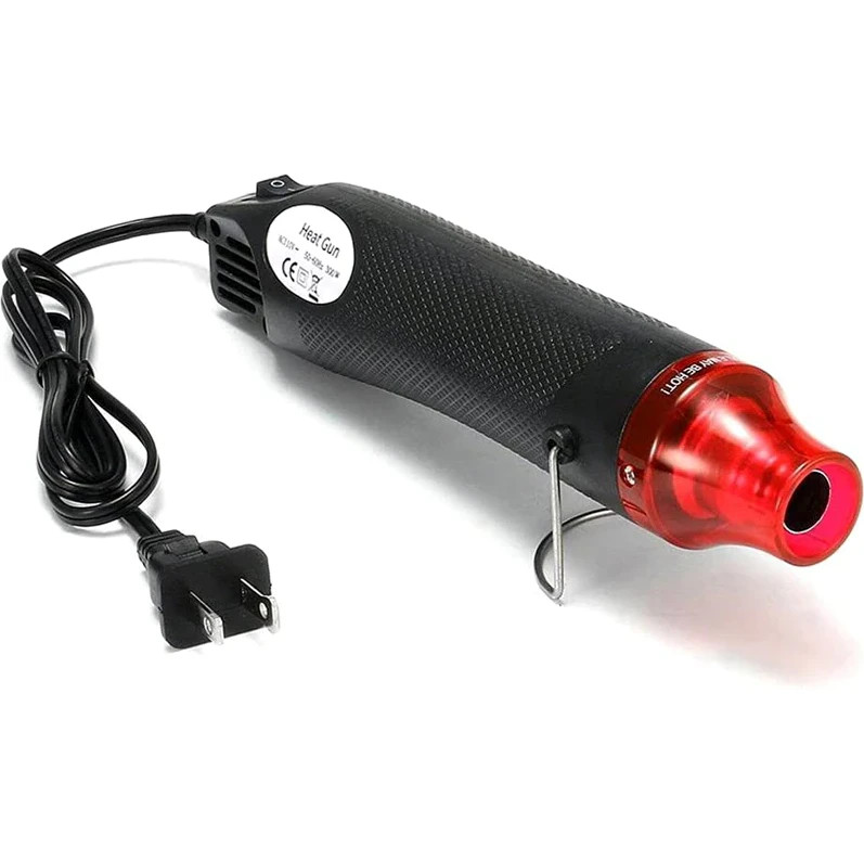 Mini Heat Gun DIY Electric Nozzles Tool Hot Air Embossing Drying Paint Portable