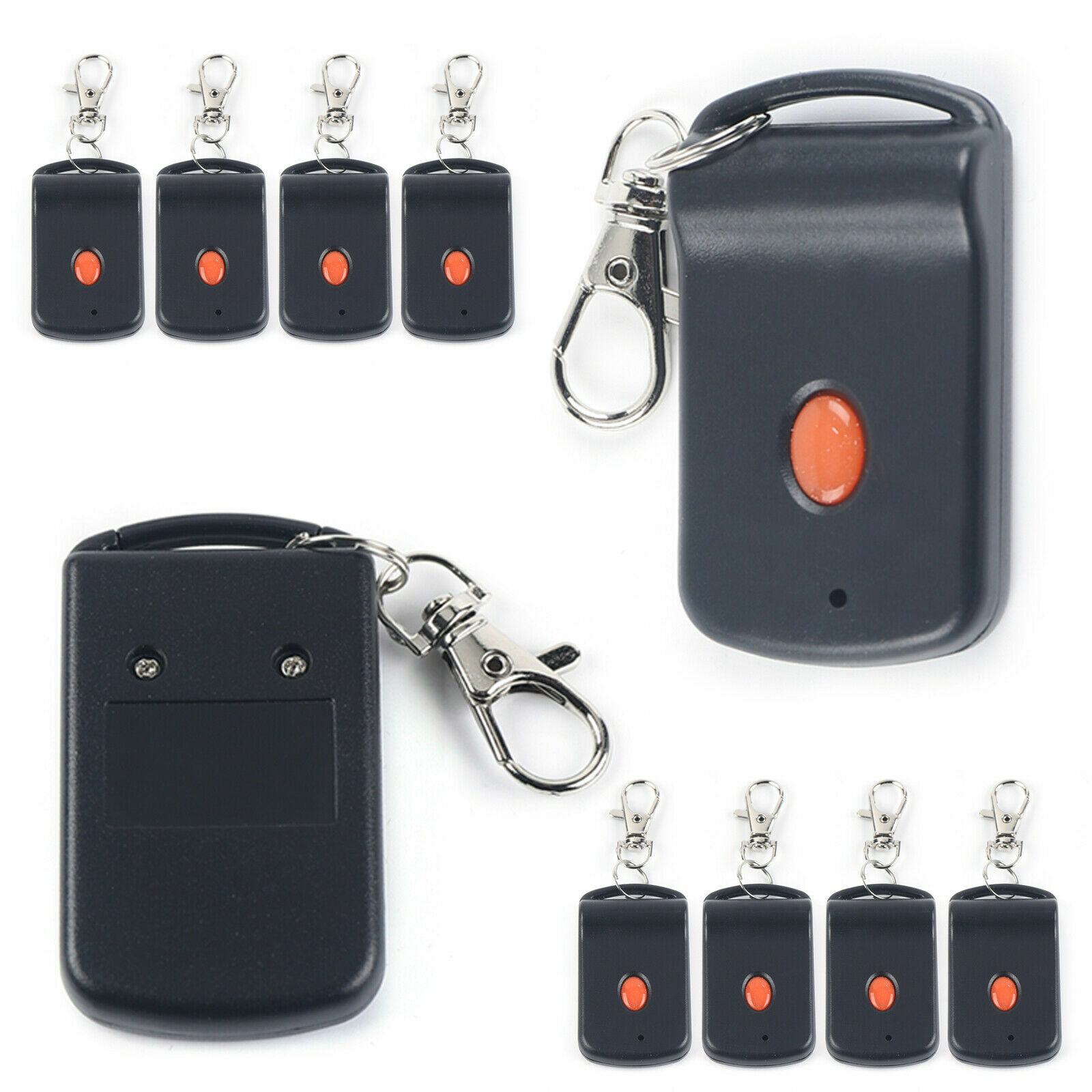 2PC Garage Door Gate Opener Transmitter 10 Digit Pins Code Remote Control 300MHz