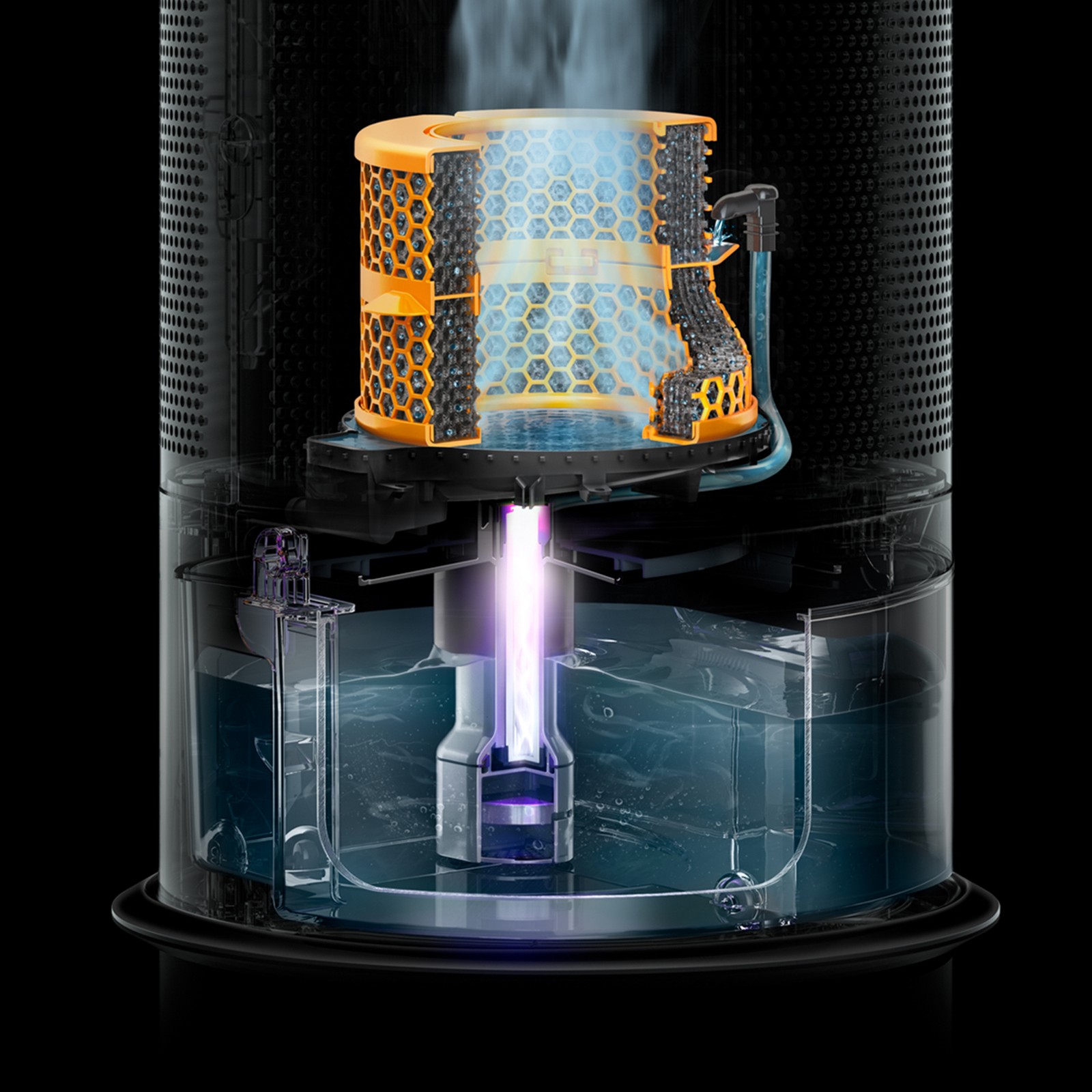 Dyson Purifier Humidify+Cool Formaldehyde™ PH04 | Nickel/Gold | Refurbished