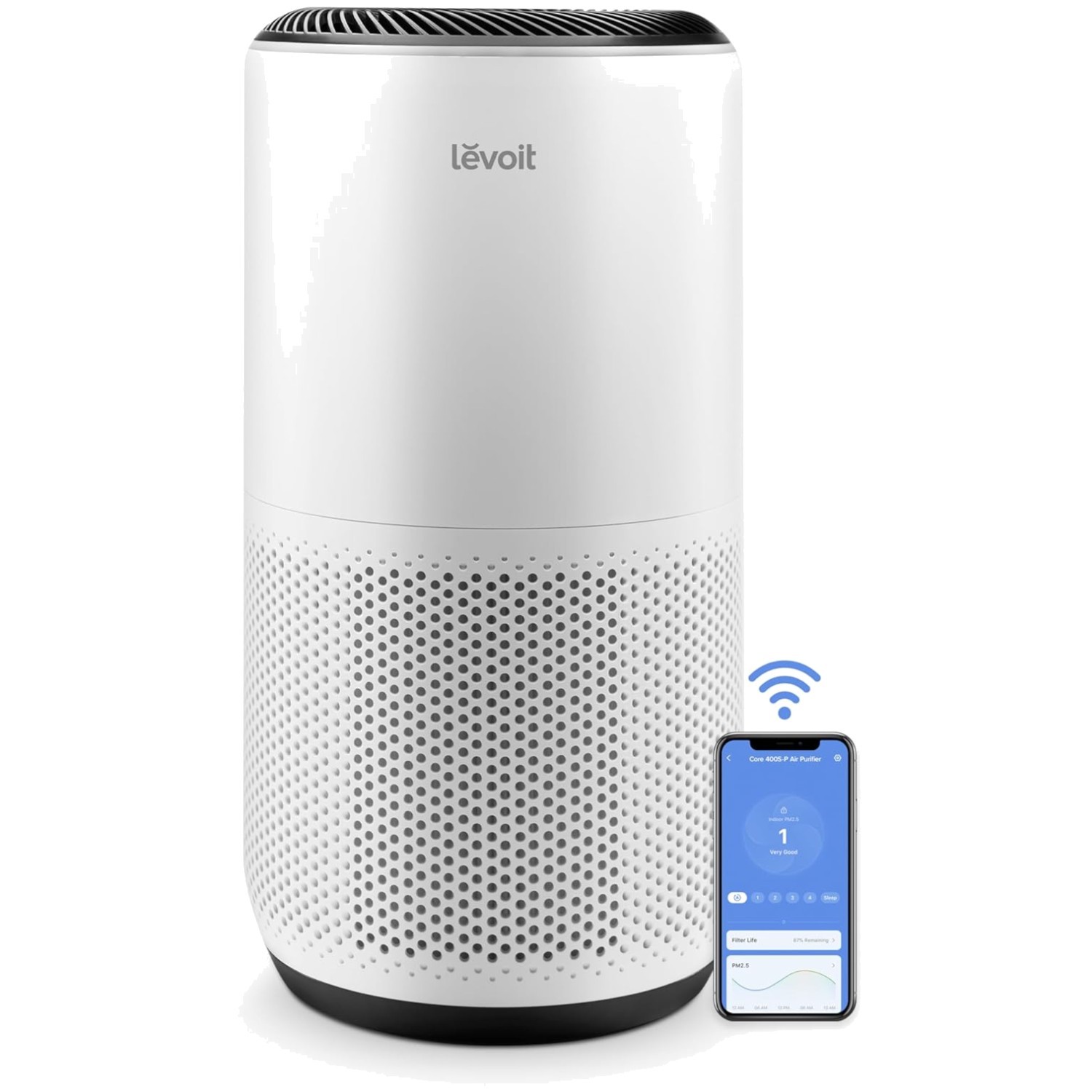 -P Whole-Room Air Purifier, 3-in-1 Filter, AHAM Certified
