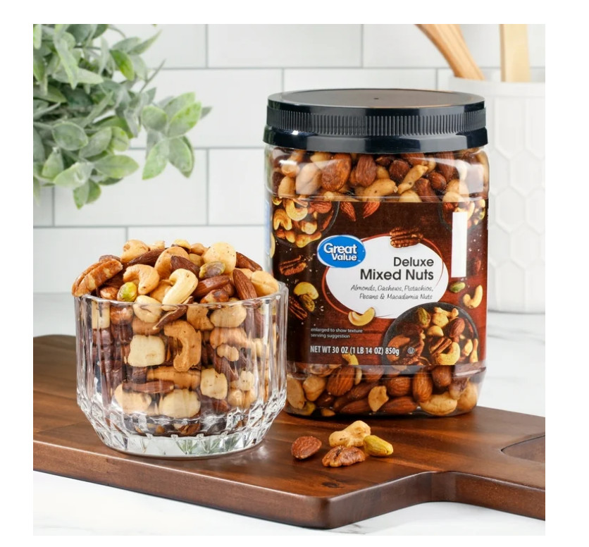 Great Value Deluxe Mixed Nuts, 30 oz