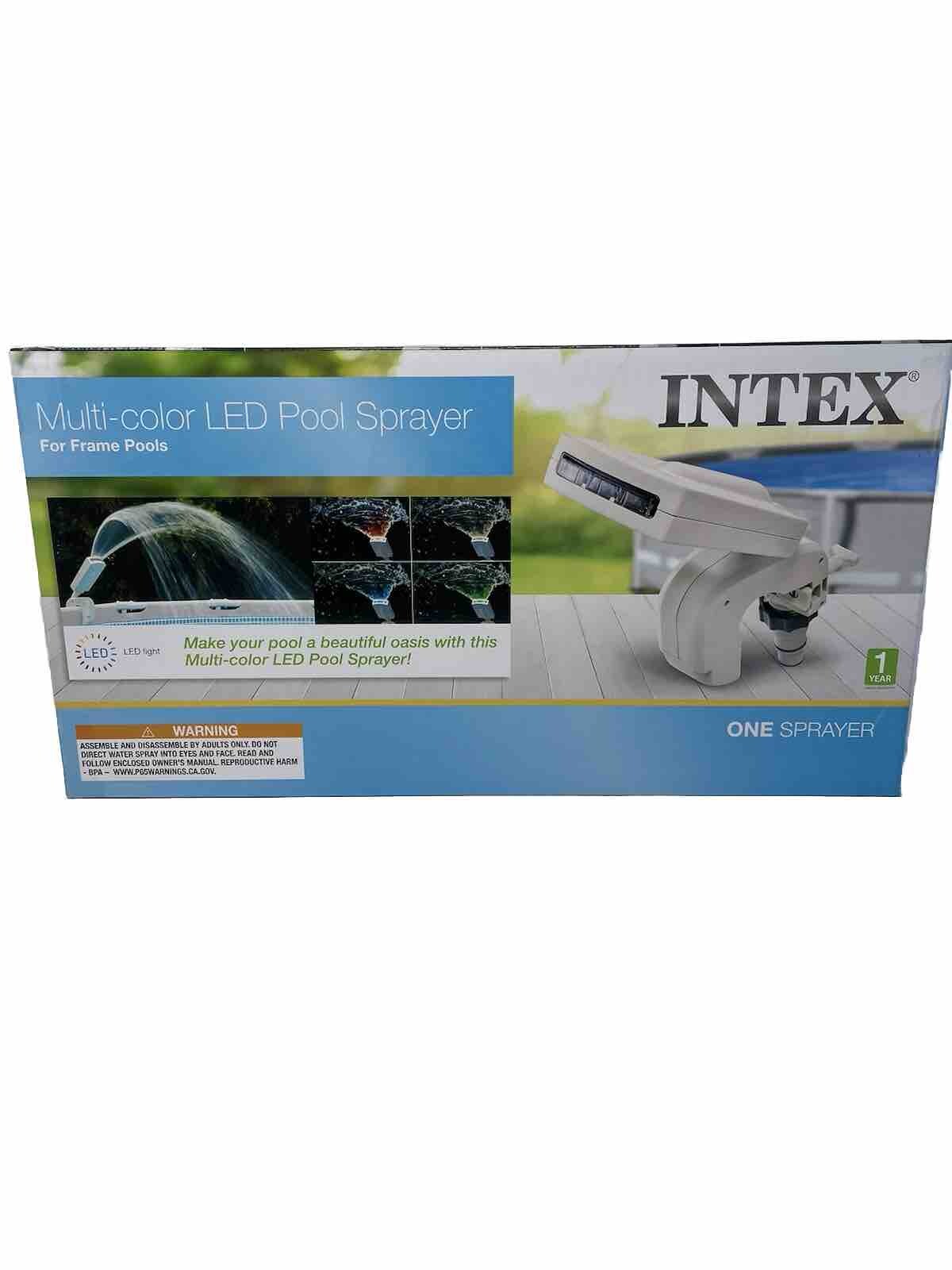 Intex MultiColor LED Pool Sprayer for Above Ground Swimming Pools