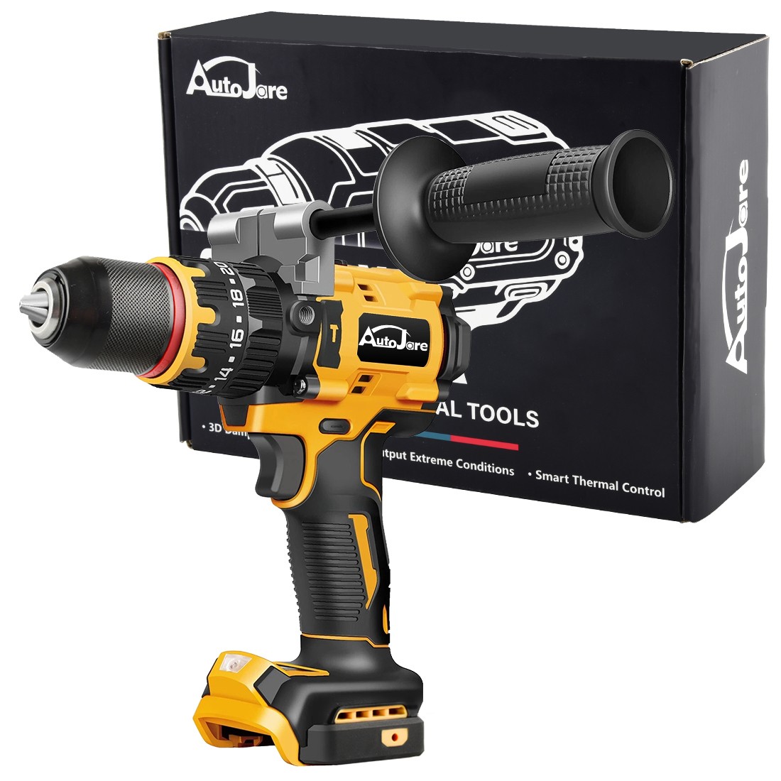 1/2″ Cordless Hammer Drill/Driver Brushless For DEWALT 20V MAX Battery 2-Speed