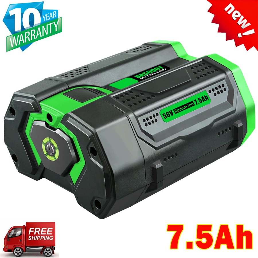 56V 7.5Ah Lithium-ion Battery For EGO 56V BA3360T BA5600T BA1400T BA2800 BA4200T