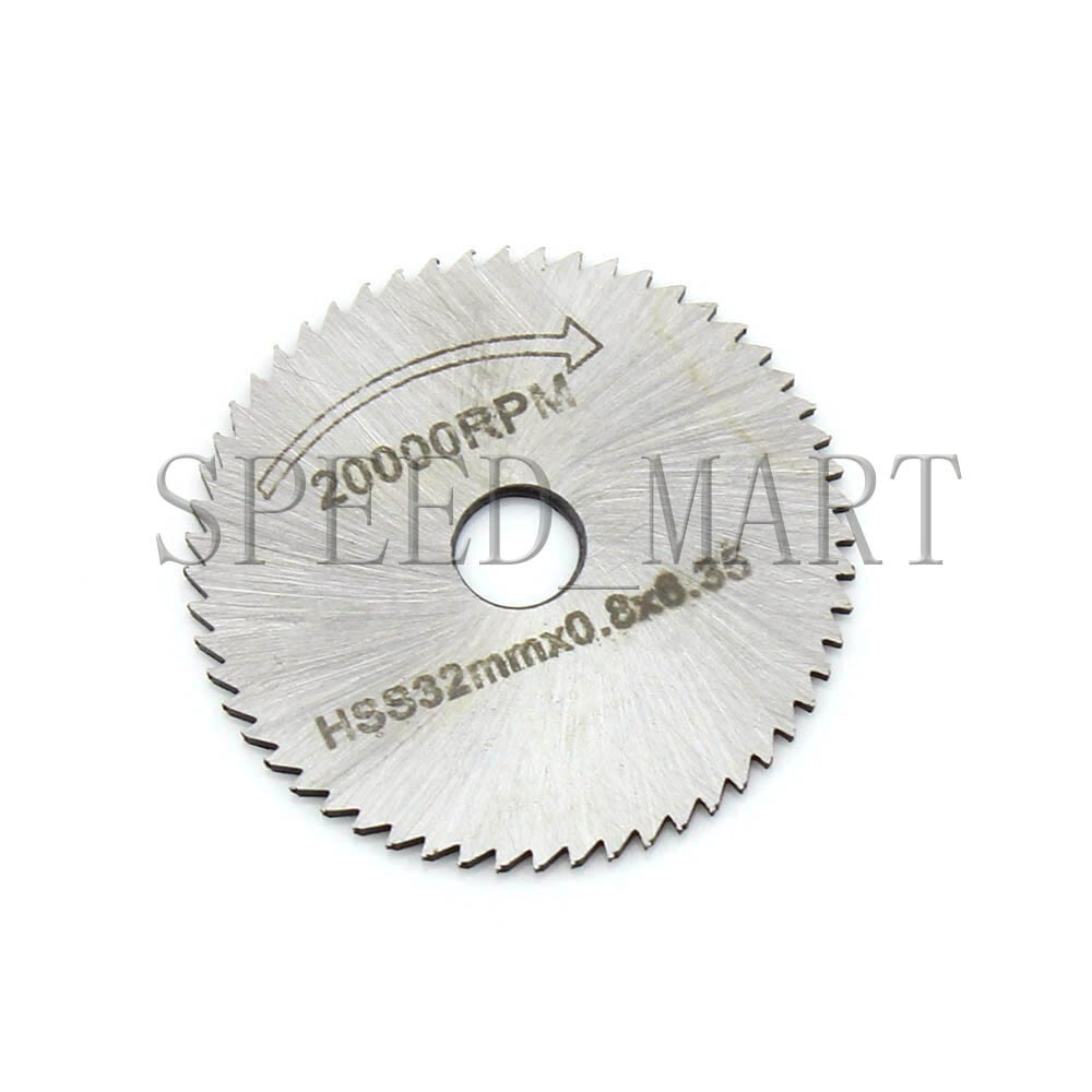 Cutting Discs Mandrel HSS Rotary Circular Saw Blades Tool For Dremel Cutoff 6PCS