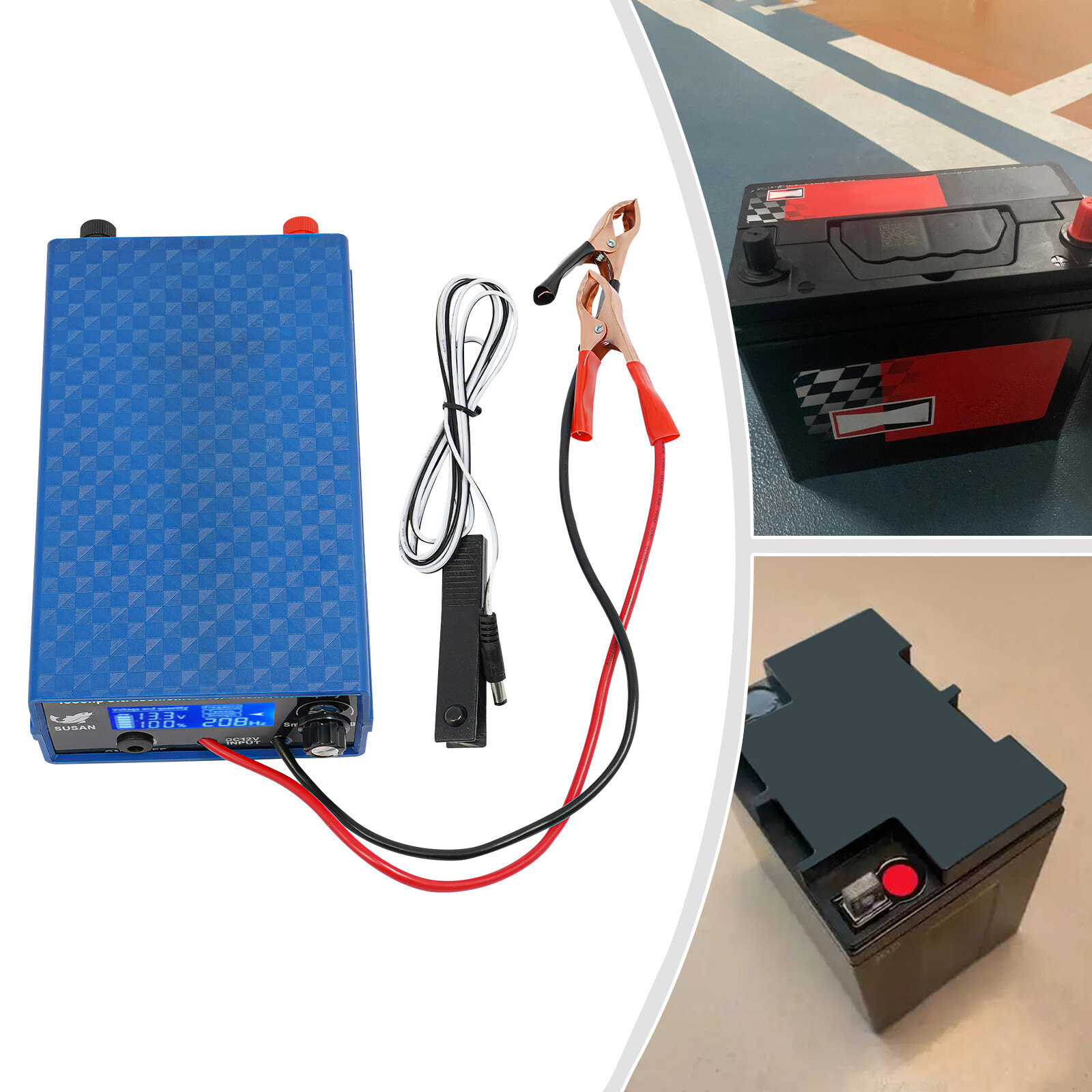 2000W 3 Modes Inverter Fishing Shocker 1050NP Ultrasonic Inverter LED Screen