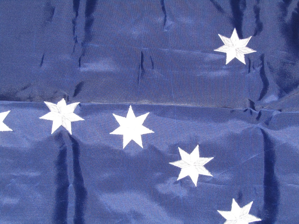 3×5 Embroidered Bennington 76 Flag 1776 220D Sewn Nylon Flag 3’x5′ Grommets