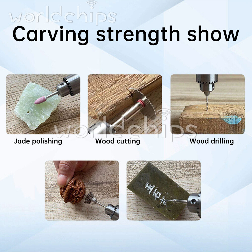 Handheld Mini Metal Electric Grinder Polishing Engraving Stepless Speed Control