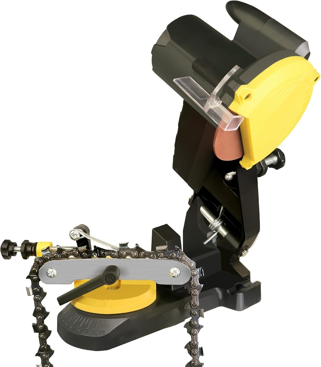 High-Performance Electric Chainsaw Sharpener – 85W Motor, 0-35° Angle Adjustment