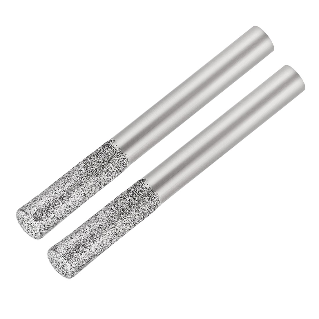 Diamond Burrs for Rotary Tool 1/4-Inch Shank 6mm Cylindrical 150 Grit 2 Pcs
