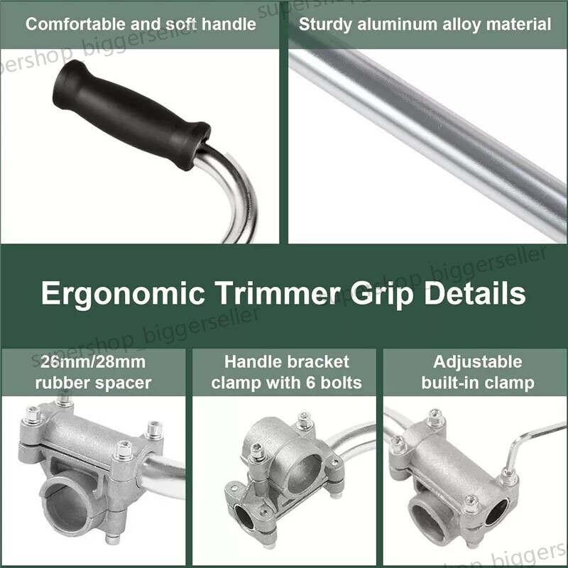 Ergonomic Trimmer Grip String Trimmers Handle Weed Eater Handle Extension Tools