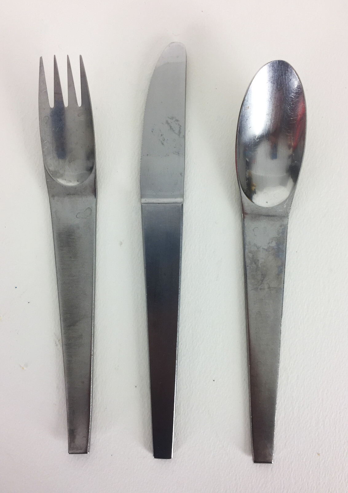 1969 Amboss MAESTRO Stainless Aubock #2060 Austria Satin Knife,Spoon & Fork Set